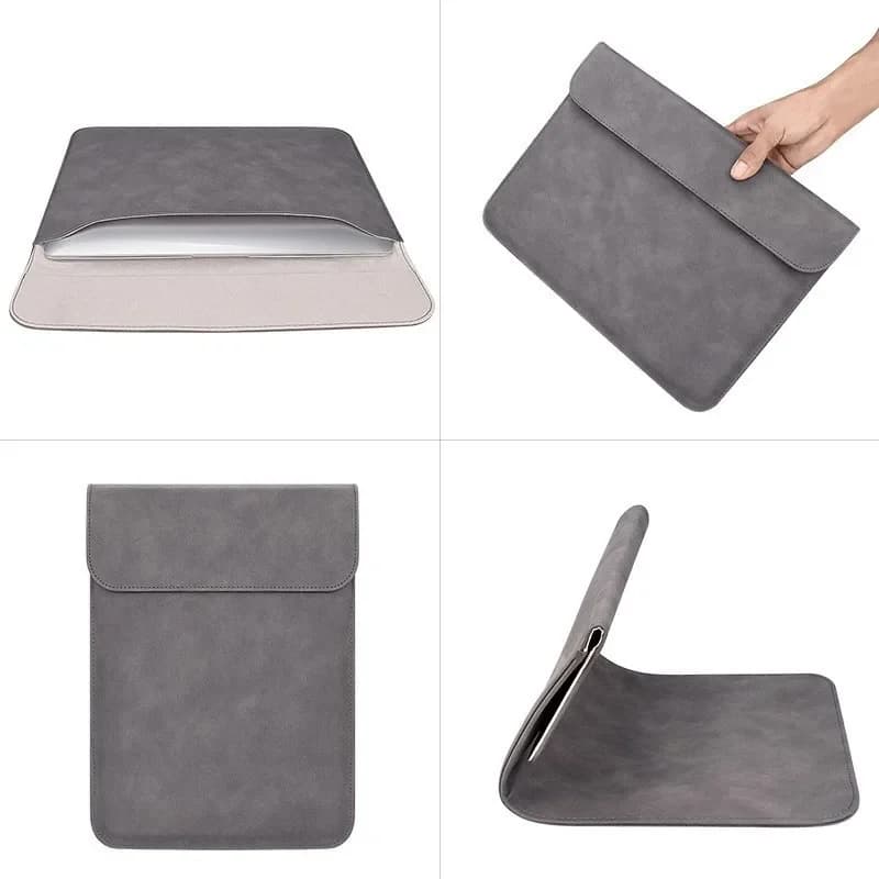 Custodia per laptop per MacBook Air 13 A2237, custodia Air 15 M1 M2 M3 Pro 14 16 pollici 2021 2023 Borse in pelle PU Cover per borse per laptop