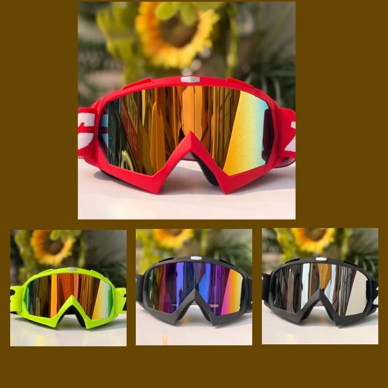 2027 Unisex Motorcycle Goggles Anti Fog Windproof Riding Glasses for Men Women Motocross Dirt Bike ATV MX MTB Ski