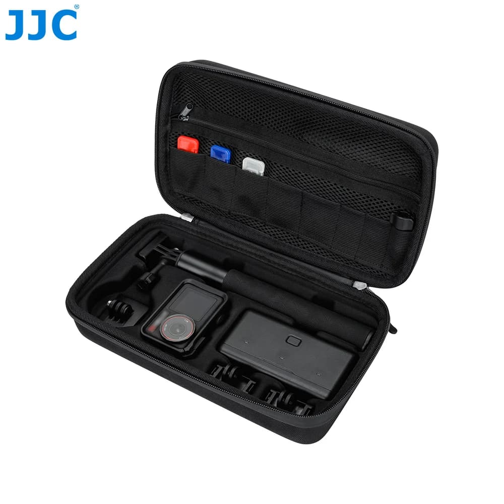 JJC Custodia rigida compatibile W DJI Osmo Action 5 pro 4 3 Caricabatterie Base batteria Selfie Stick Borsa di stoccaggio Scatola protettiva