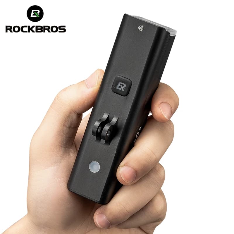 ROCKBROS Bicycle Light 1000LM 4500mAh Bike Front Light Type-C Aluminum Alloy Rainproof LED Flashlight MTB Road Cycling Light