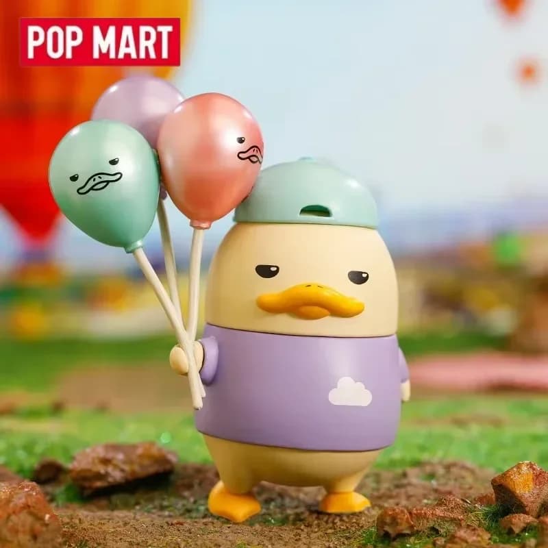 POP MART Duckoo Flying Series Blind Box Toys Kawaii Anime Action Figure Decorazione del desktop Sorpresa Mistero Box Blind Bag Toy