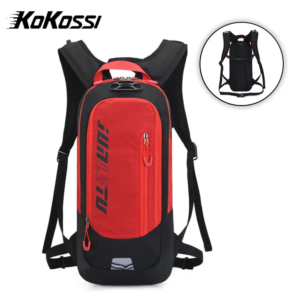 KoKossi Zaino da ciclismo 6L Equitazione MTB Idratazione Notte Riflettente Uomo Donna Impermeabile Escursionismo Arrampicata Corsa Zaino da campeggio