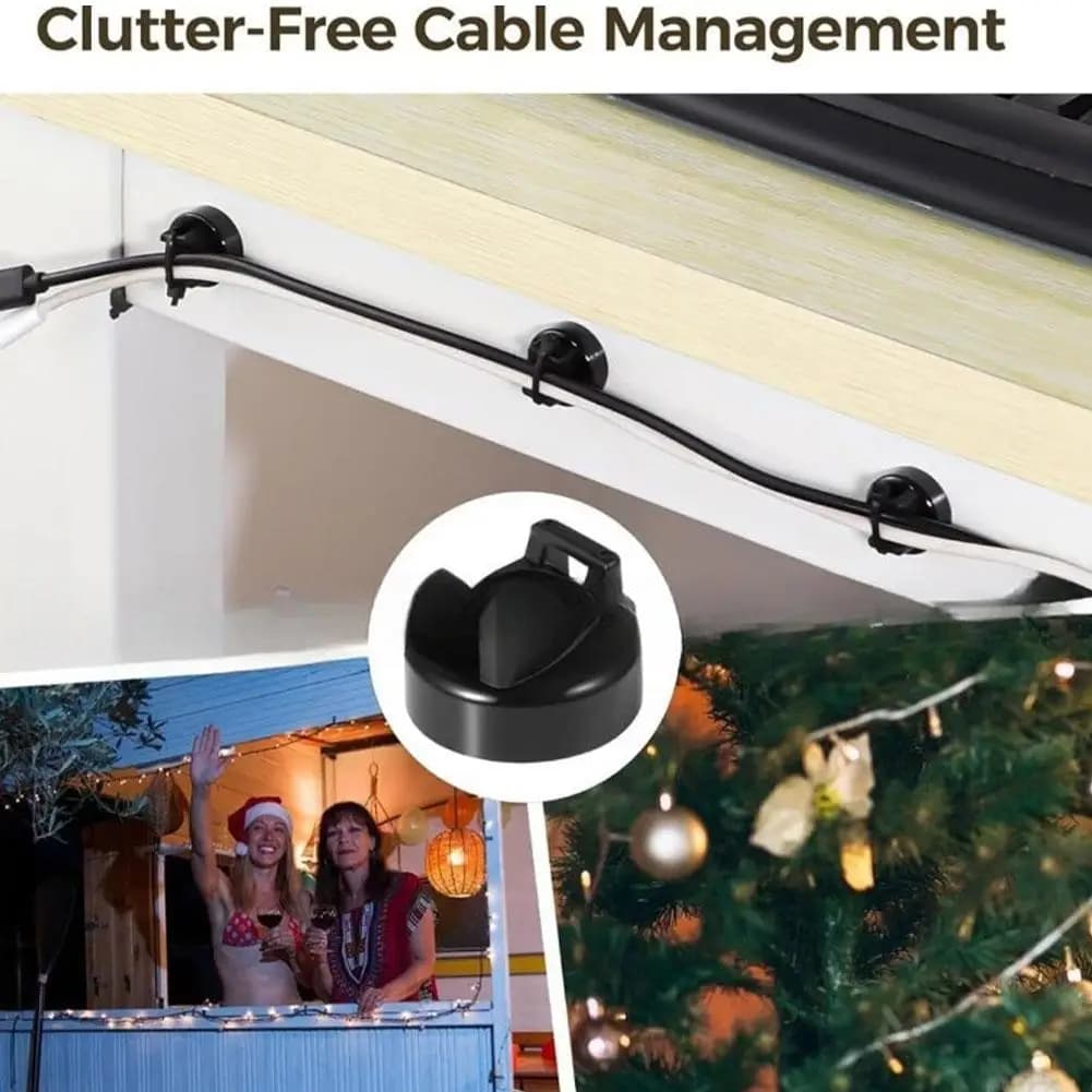 Kit nastro di cablaggio da 28 pezzi/set Fascette nere Elevata resistenza alla trazione, resistente ai raggi UV, autobloccante per la gestione dei cavi domestici e in ufficio