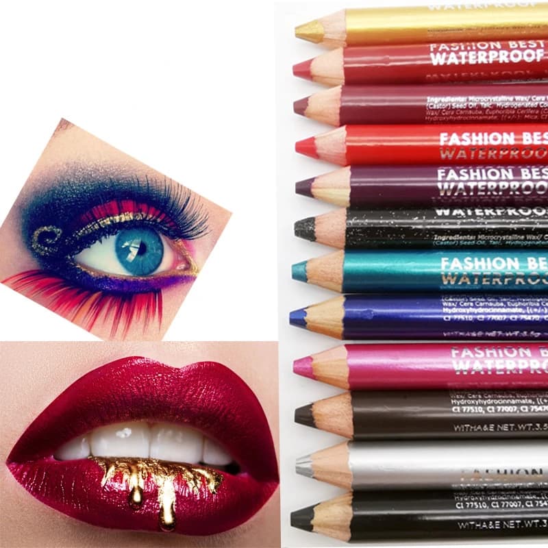1 pc 2 in 1 umbrella multifunctional pen lipstick professional makeup for women cosmetic tools lining for long lasting waterproof lips
