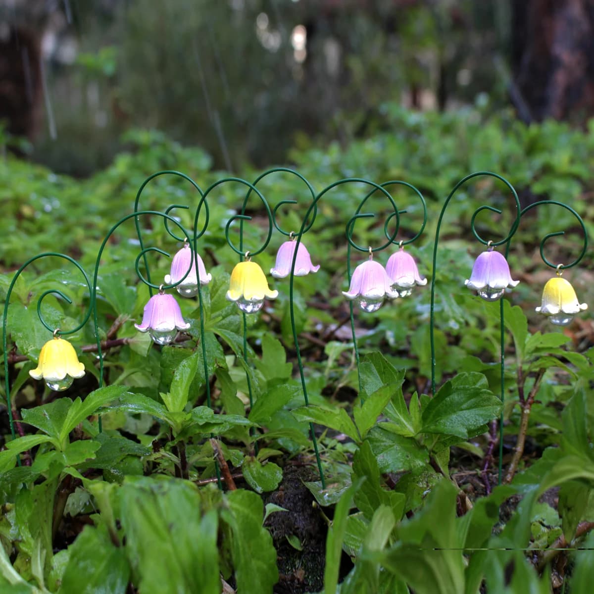 9 pezzi, il giglio della valle che non appasserà mai, accessori per il giardino delle fate, figurine in miniatura, micro paesaggio per il giardino delle fate,
