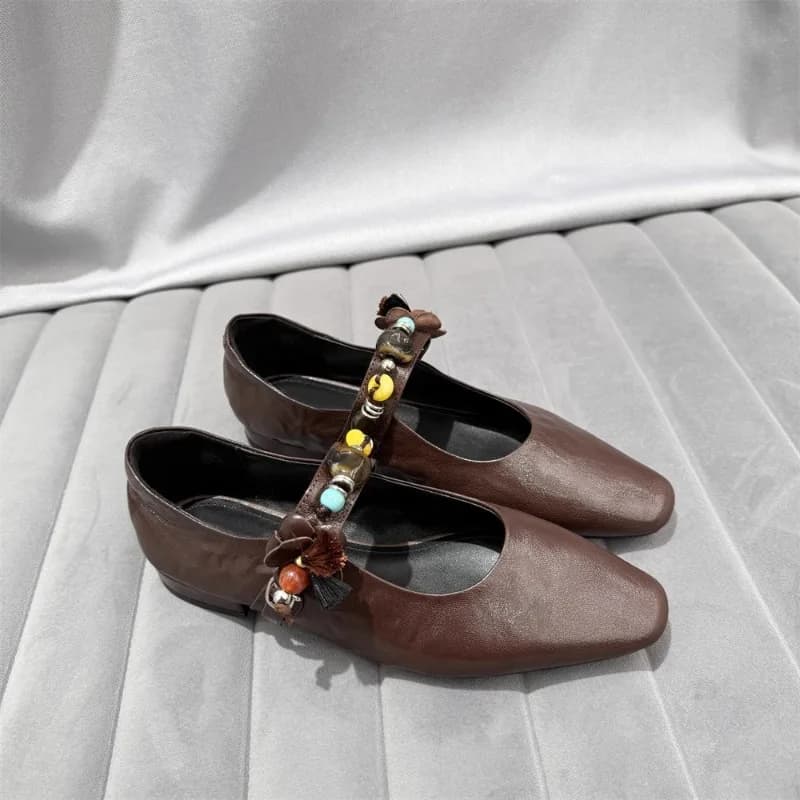 Appartamenti Donna Mocassini Scarpe Scarpe moda poco profonde Mary Jance Sandali eleganti Donna Estate 2025 Sport casual Nuove Zapatillas De Mujer