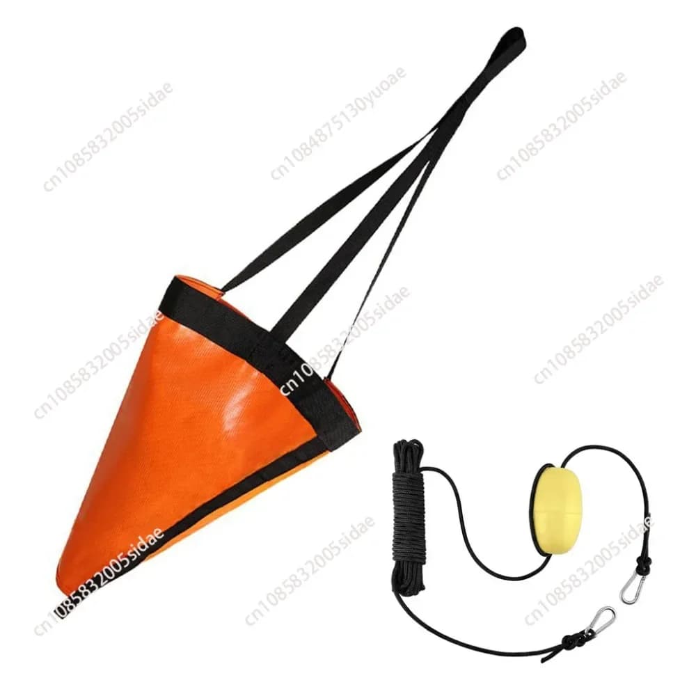 24/32 '' Sea Drogue Anchor Galleggiante Marine Kayak Drift Barca a remi Ancoraggio freno Ancoraggio marino con/senza Boa Palla