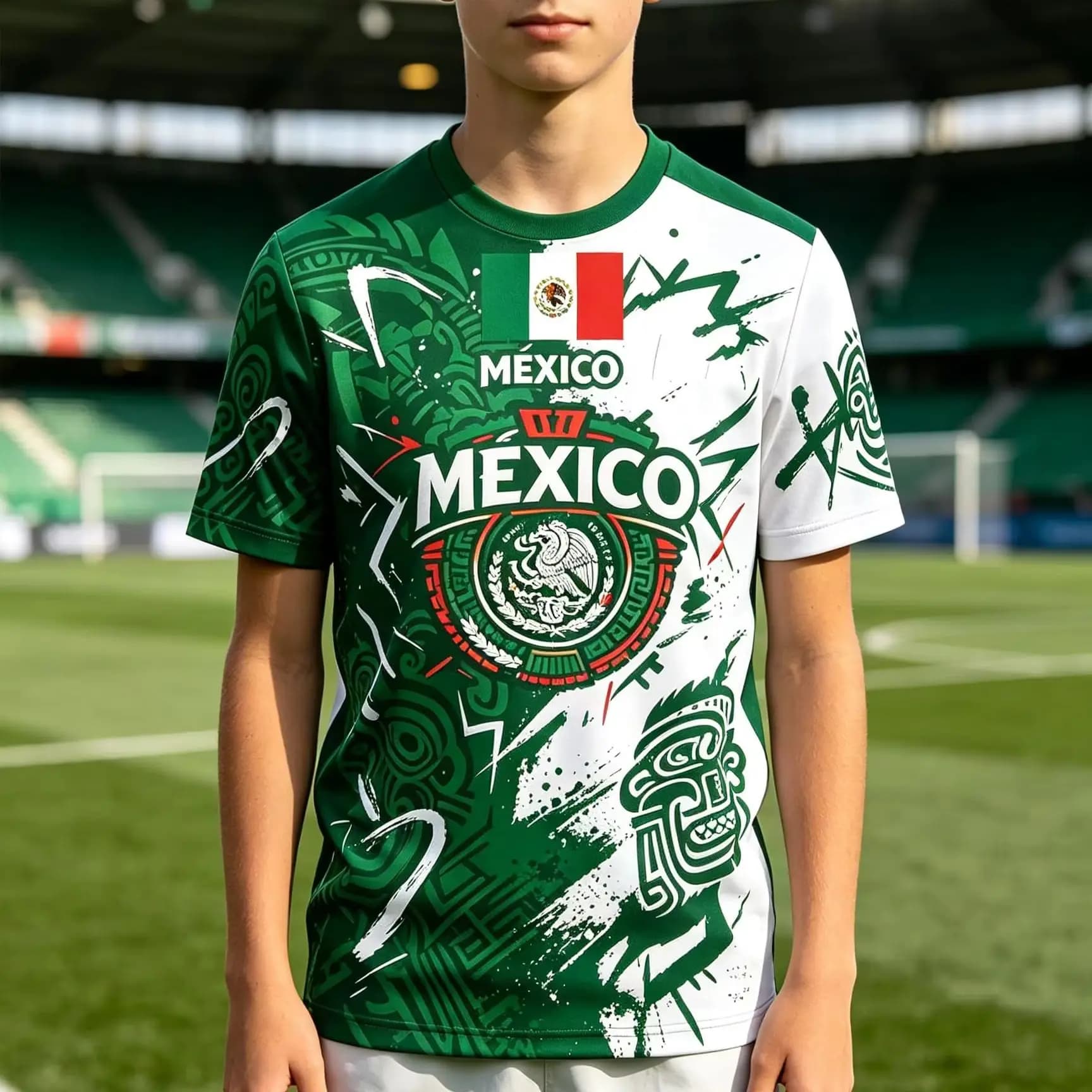 Mexico Special Youth Football Jerseys Men T Shirt Women Tee Boys Top Children Parent Child Quick dry short sleeves kids Tshirt