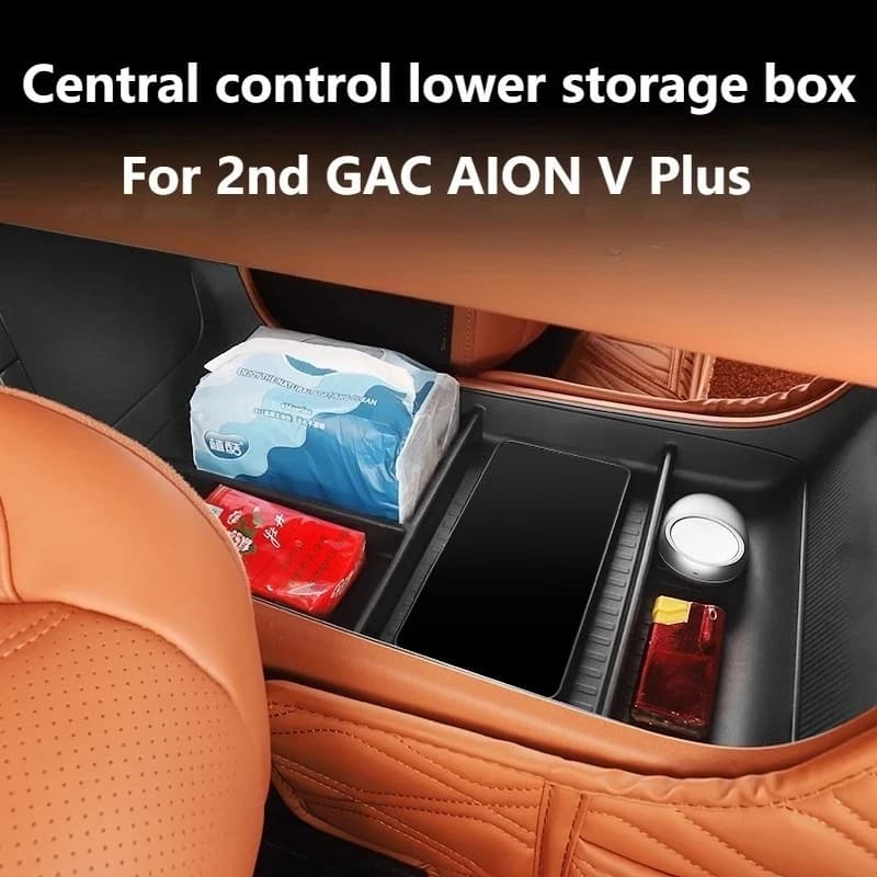 Scatola portaoggetti inferiore per console centrale auto per GAC AION V Plus di seconda generazione, organizer divisorio in TPE, accessori interni