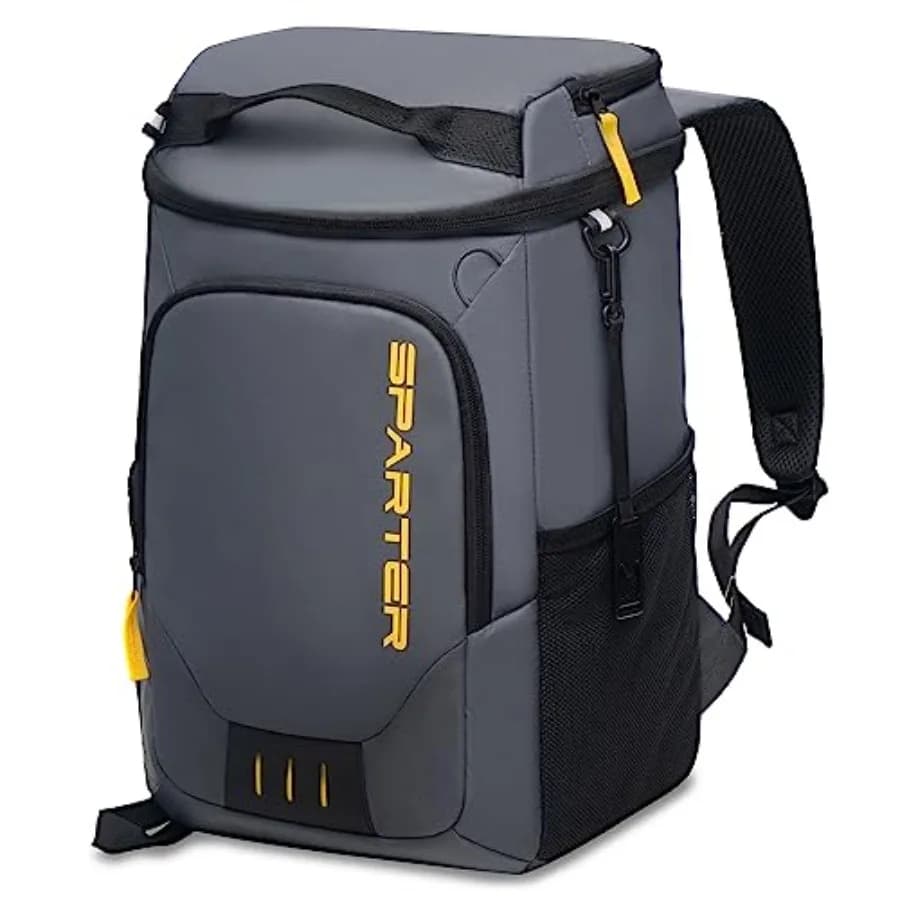 Zaino Termico Isolato Impermeabile con 2 Scomparti Isolati, Borsa Termica Portatile Leggera per Spiaggia, Viaggi, Campeggio e Pranzo