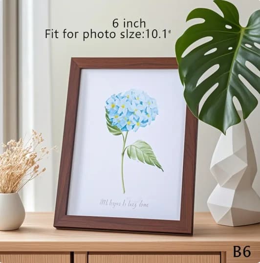 Supporto per cornice in legno Cornice per foto piccola in legno per appendere a parete 9X13 10x15 cm Per immagini Decorazioni per foto Regalo commemorativo