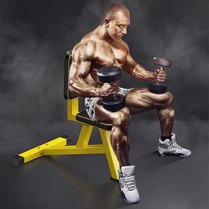 Dumbbell Shoulder Press Bench Professional Fitness Right Angle Bench Training Chair Arnold Press Tripod Bench