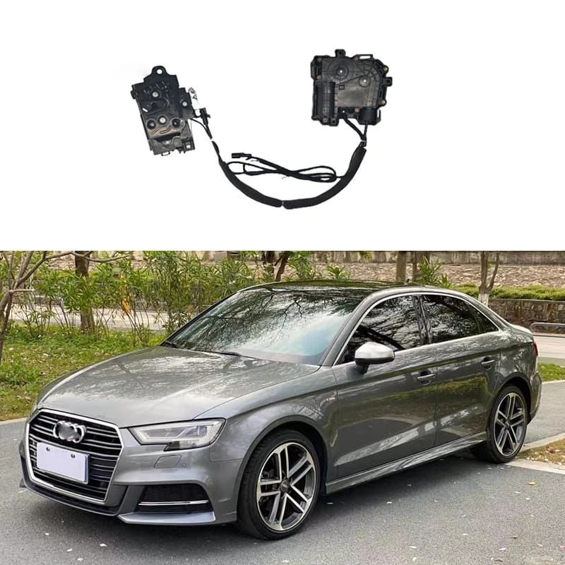 Serratura per porta con aspirazione elettrica automatica intelligente per Audi A3 CA 2013-2021 Porta automatica con chiusura ammortizzata Porta per auto super silenziosa