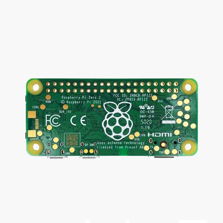 Raspberry Pi Zero 2 W, Five Times Faster. 1GHz Quad-Core Arm Cortex-A53 CPU, WiFi, BT 4.2 BLE