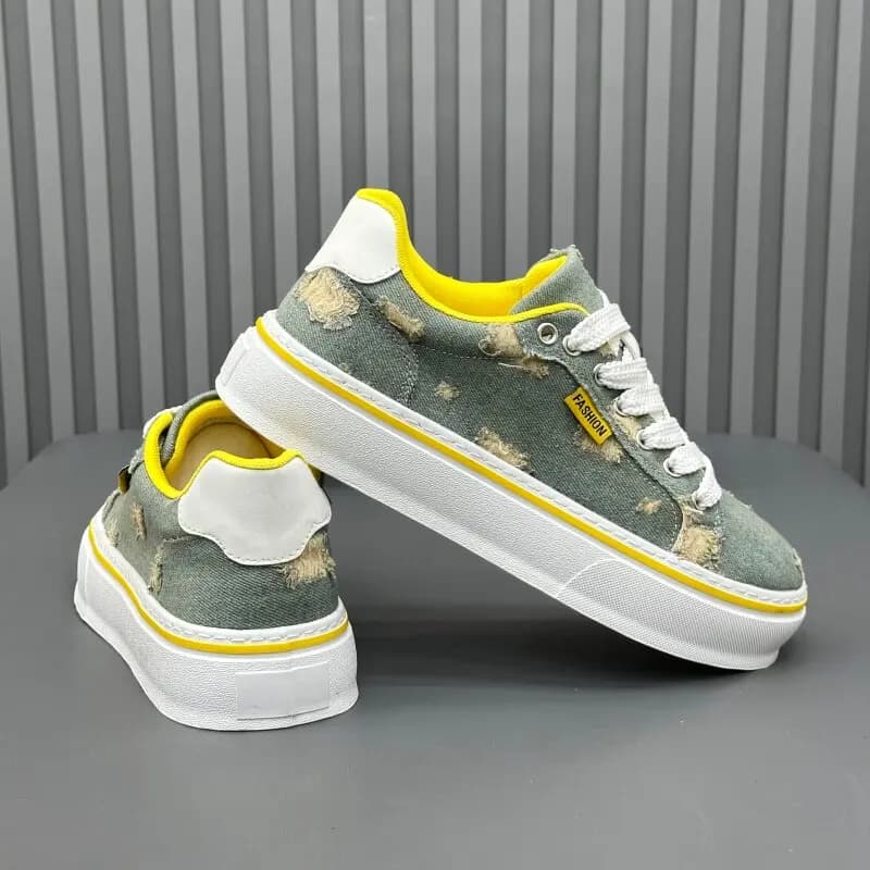 Scarpe Casual da Uomo 2026 Nuova Collezione Autunnale, Calzature in Tela Traspiranti, Sneaker Originali Comode per Esterni