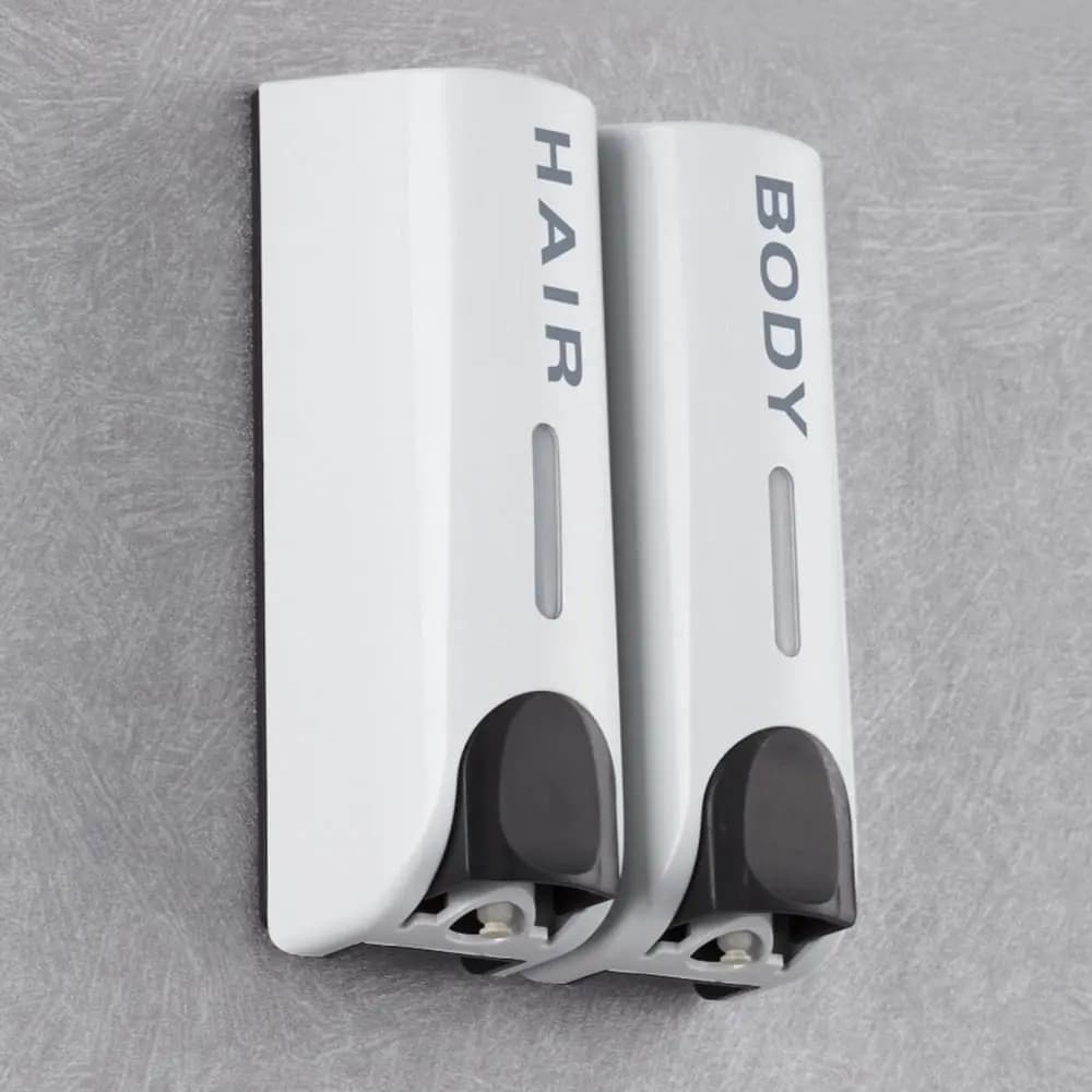 Manual Press Wall Mounted Soap Dispenser Refillable Large Capacity Hand Sanitizer Holder Space Saving Lock Lotion Soap Container