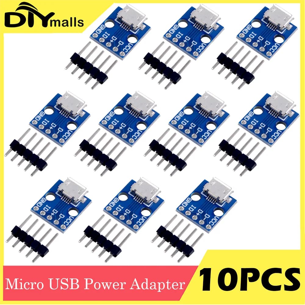 10PCS CJMCU Breakout Modulo di Alimentazione Micro USB Interfaccia Scheda Adattatore di Alimentazione USB 5V Modulo Breakout Per Arduino