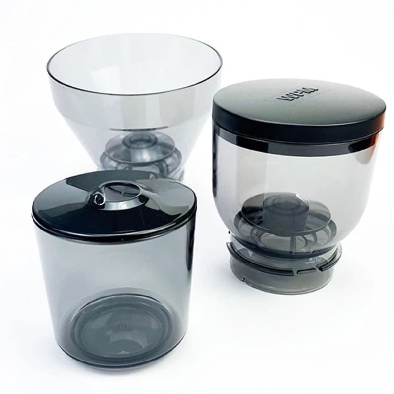Bean Hopper & Dosing Cup Fit for WPM Welhome ZD10 ZD10T Coffee Grinder Large Small Bean Container Replacement Repair Part