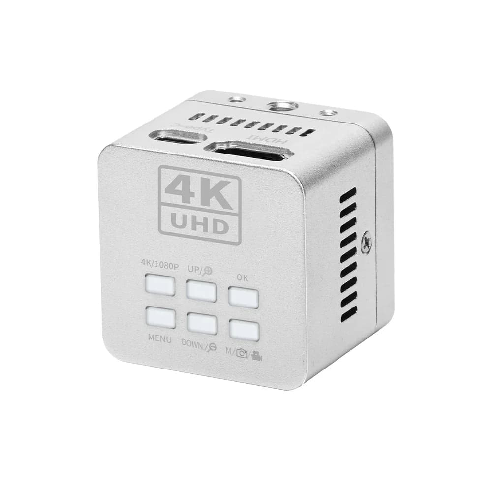 Nuova Videocamera Microscopio Digitale USB HDMI UHD 4K 1080P per Ispezione Industriale e Registrazione Video