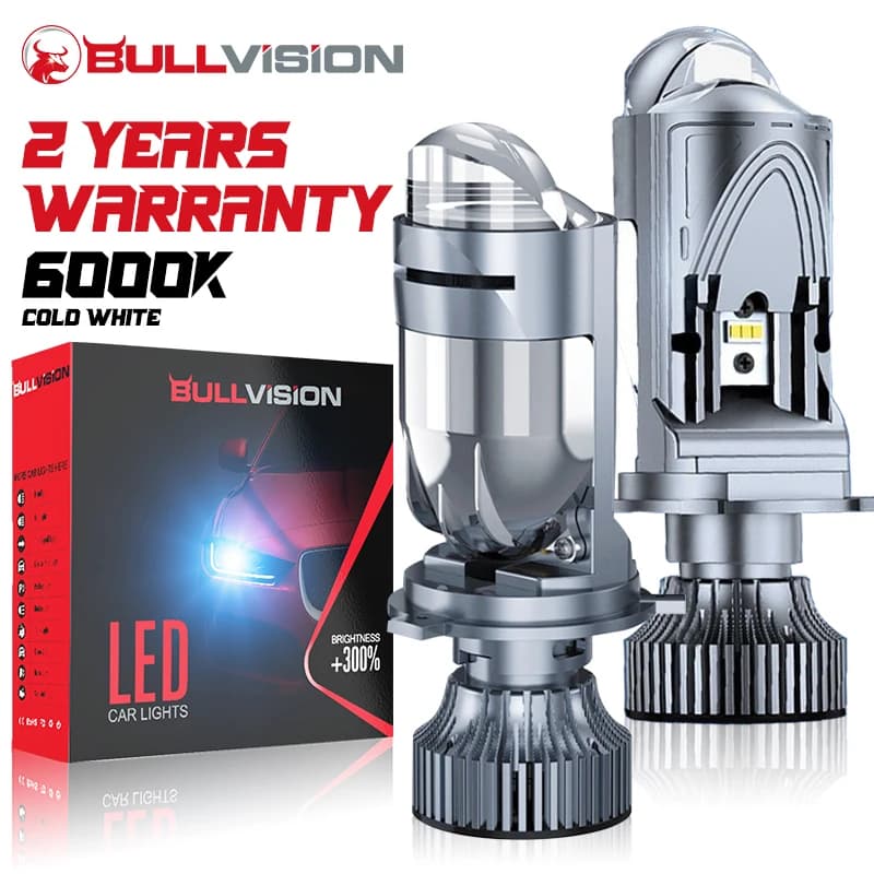 Mini Projector Lens H4 Bi LED 2200000LM 2500W Car Headlight Bulb 5570 CSP Canbus Motorcycle STG Dual Beam Auto LED Light 12V 24V