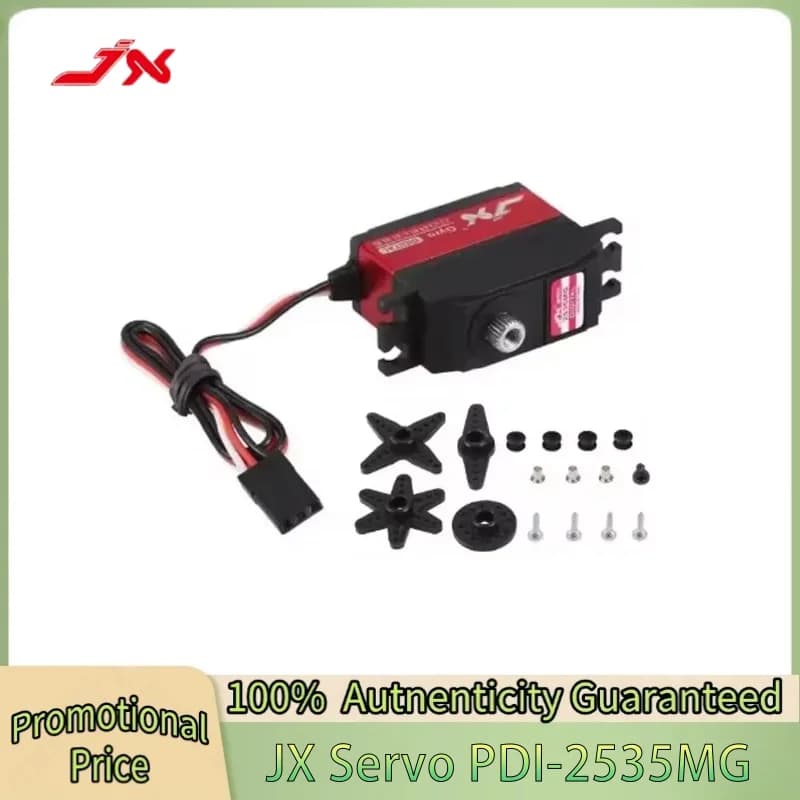 Servo Digitale Micro Coreless JX PDI-2535MG 25g Impermeabile con Ingranaggi Metallici per Elicotteri RC 450 500 e Aerei ad Ala Fissa