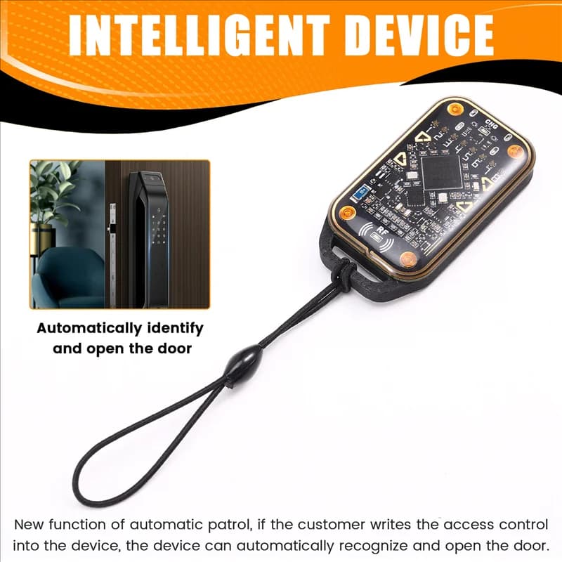 ABZW Aggiornamento Chameleon Ultra Smart Card Emulatore Kit Lettore di chip intelligente RFID 125K 13.56M Decodifica scheda Duplicatore NFC