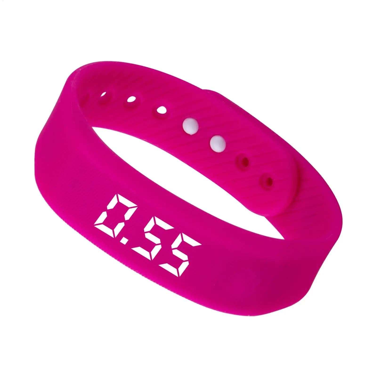 Braccialetto con allarme vibrante, comodo orologio con allarme vibrante in silicone indossabile per bambini, adolescenti, donne, uomini, studenti, pendolari
