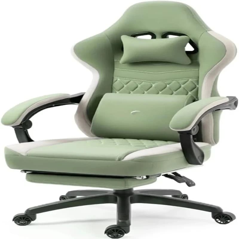 Sedia da Gaming in Tessuto Traspirante con Cuscino a Molle Insacchettate