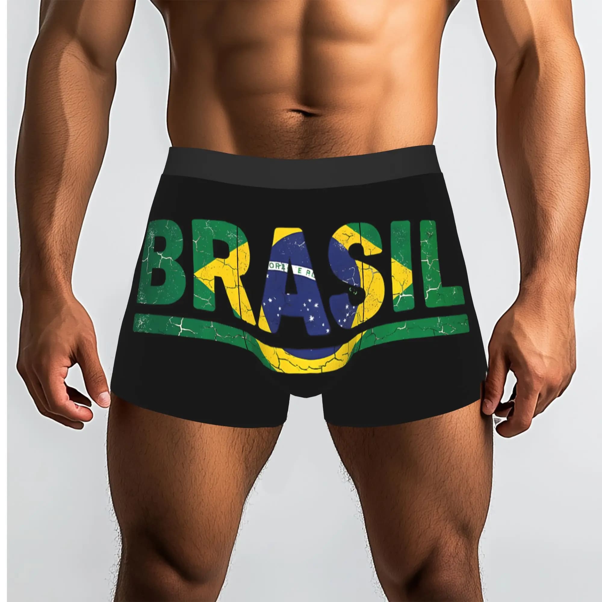 Brazilian Pride Brasilian Roots Brazil Brasil Underpants Homme Panties Intimo maschile Pantaloncini stampati Boxer Briefs