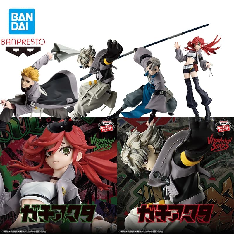 Disponibile - Bandai Spirits GACHA AKUTA VIBRATION STARS Zanka Rudo Enjin Riyo - Statuetta Anime Originale - Modellino da Collezione - Regalo