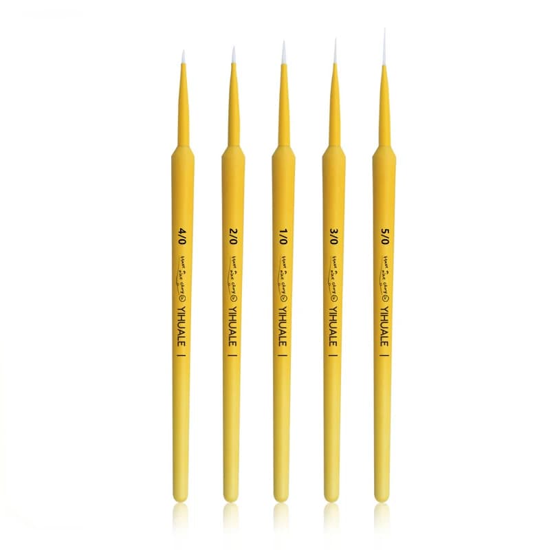 Nylon fine soft head painting pittura a olio acrilica pittura tradizionale cinese acquerello gouache pittura outline art stroke pen