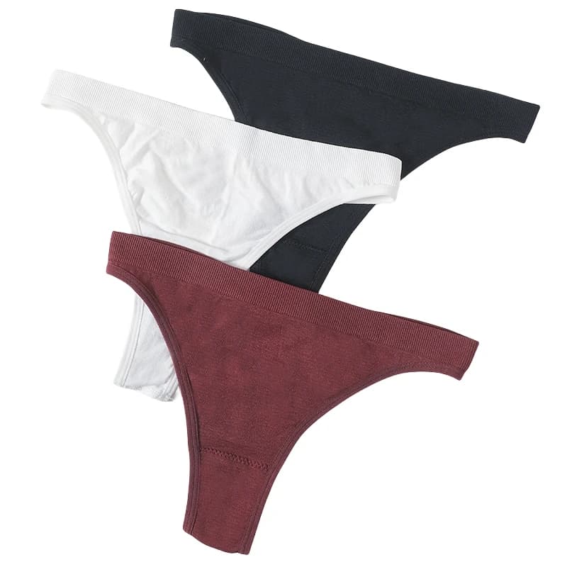 M-XL Perizoma senza cuciture da donna Intimo sexy femminile Vita bassa Mutandine brasiliane da donna M-XL Intimo lingerie sexy