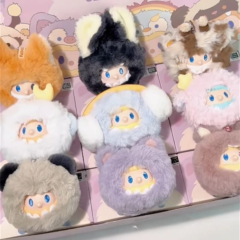 FARMER BOB Mini Strange Night Monster Peluche Scatola cieca Cute Anime Figura Scatola misteriosa Borsa a sorpresa Ciondolo Giocattoli Portachiavi Regalo Nuovo