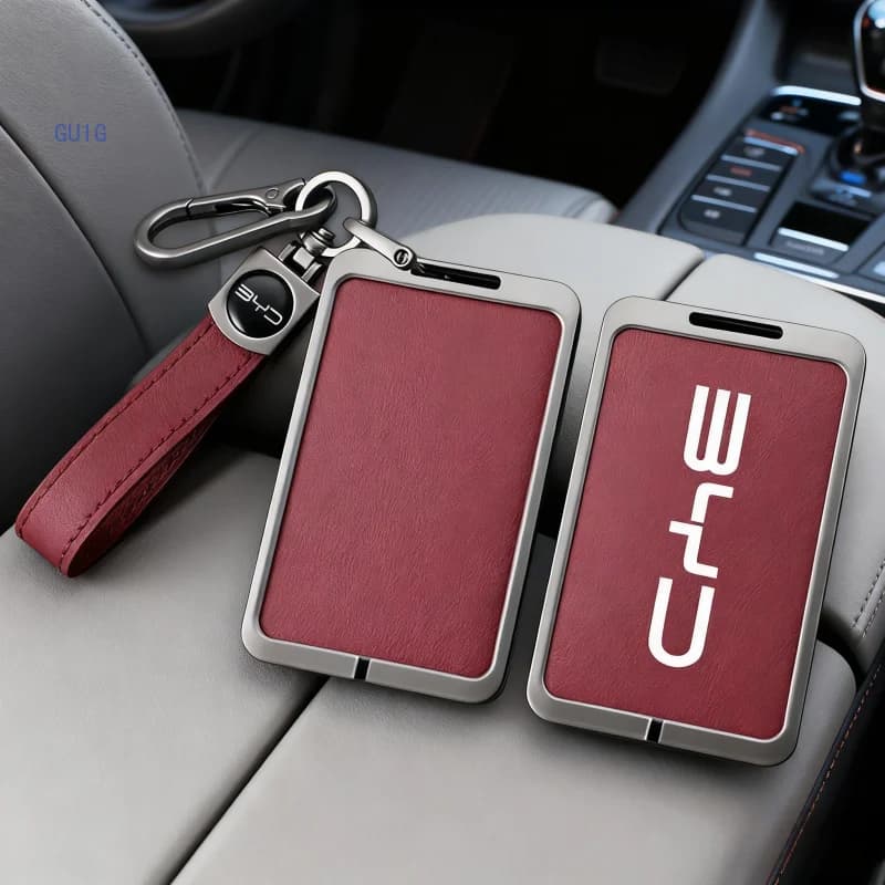 For BYD Tang DM Han EV Song PRO Qin PLUS DMI NFC Card Remote Key Cover Fob Case Protector Shell Keychain Accessories