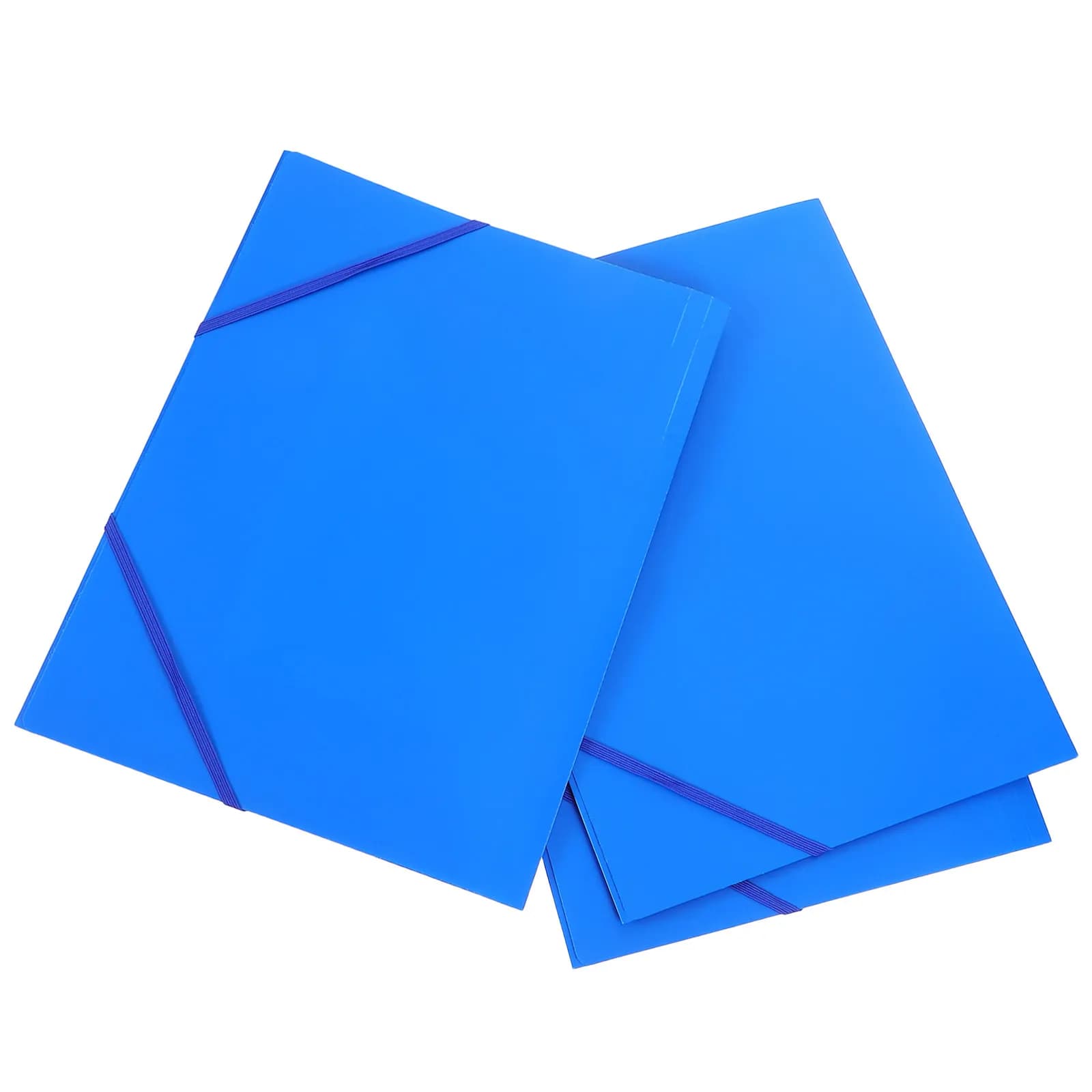 Set di 3 Organizzatori per Documenti in Plastica con Fascia Elastica, Buste Portadocumenti Pieghevoli e Portatili per Ufficio, Scuola, Studio e Documenti Legali