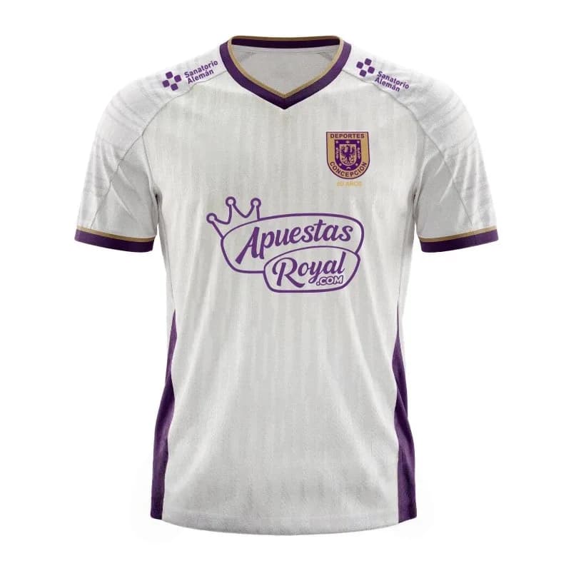 Nuova maglietta sportiva in stile Y2K. Divisa da Allenamento Away Concepicio Club 2026 T-shirt ad asciugatura rapida per uomo e donna.