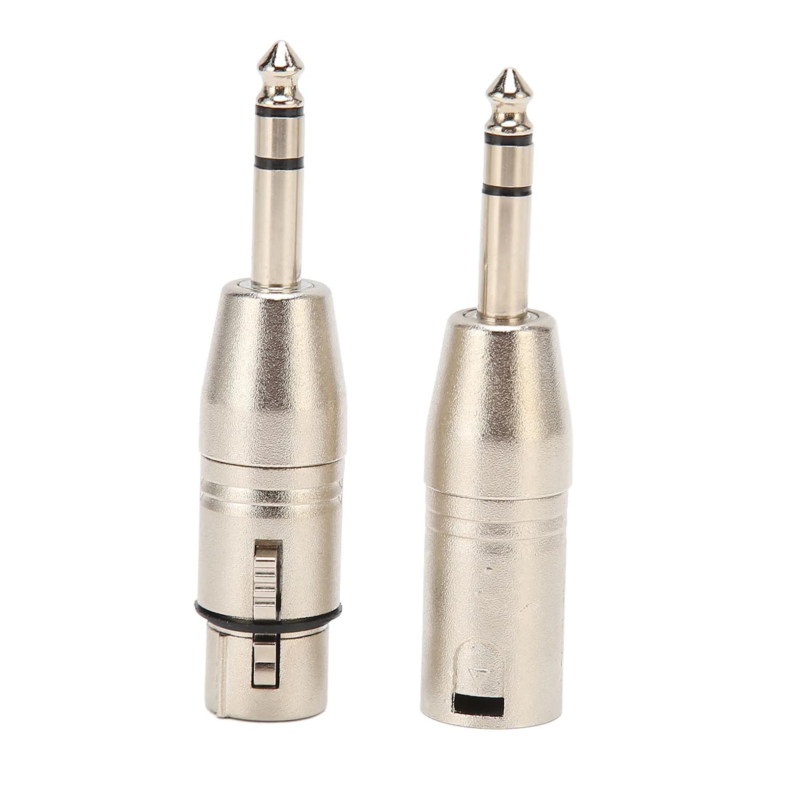 2 pezzi 1/4 pollici TRS a XLR adattatore 6.5mm stereo 1/4 TRS maschio a XLR 3 pin femmina e maschio stereo connettore audio bilanciato nuovo