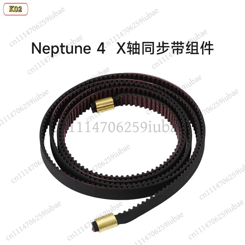 BK_GT2 6mm Open Timing Belt for Neptune 4 Pro Plus Max XY Axis 3D Printer, Replacement Parts