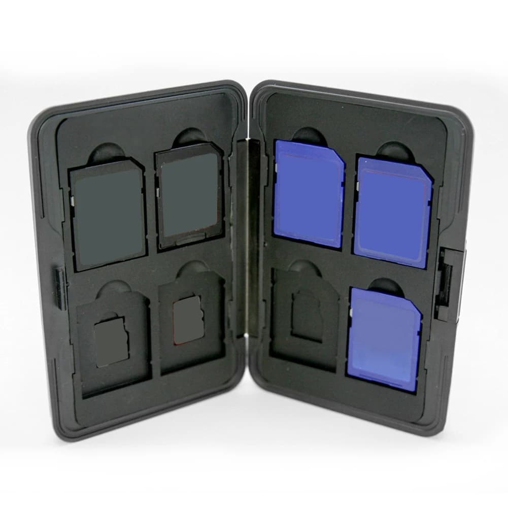 Protezione del supporto della scheda di memoria piccola scatola di immagazzinaggio della scheda di memoria accessori dell'organizzatore per Micro SD SDXC