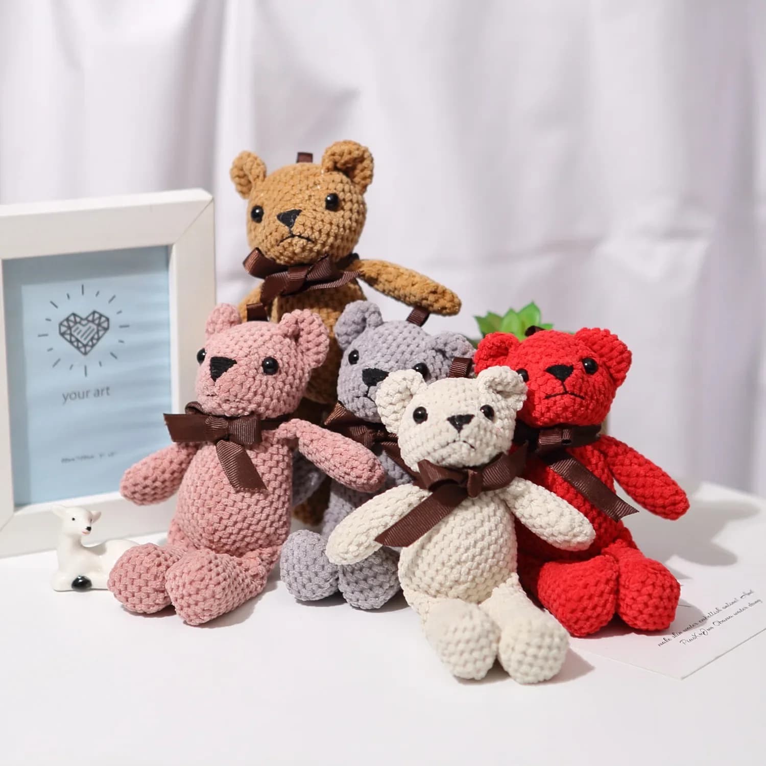 16 centimetri Morbido Peluche Orso Peluche Giocattoli Mini Boluoge Orso Bambole Piccolo Regalo Festa di Nozze Portachiavi Borsa Ciondolo Ananas Orso Portachiavi