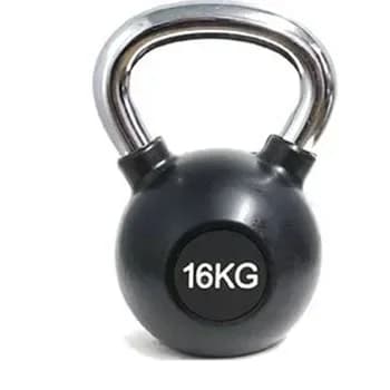Kettlebell in Ghisa per Allenamento Fitness e Competizioni di Forza con Impugnatura