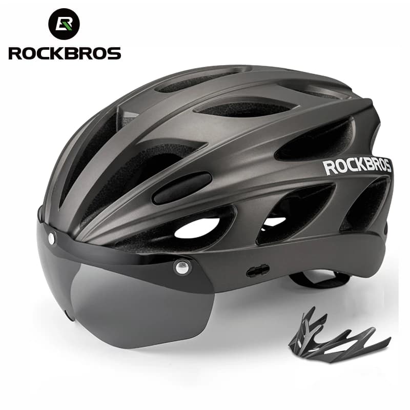 ROCKBROS Bike Helmet EPS Lightweight and breathable cycling safety helmet modeled integrally Man Woman Road Bike Helmet MTB