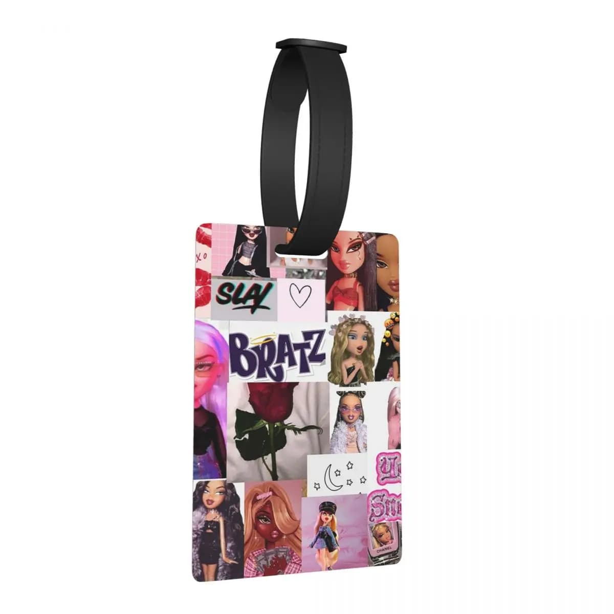 Etichette per Bagagli Estetiche Bratz Dolls, Accessori per Valigie, Targhette per Bagagli da Viaggio, Porta Etichette con Nome e Indirizzo