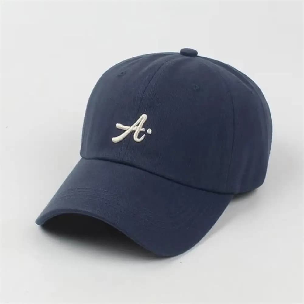 Casual semplice all'aperto ragazze ricamo femminile lettera A berretto da baseball berretto stile coreano cappello snapback visiere berretto