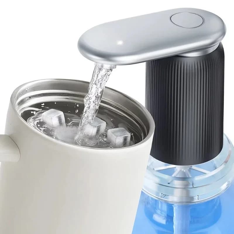 Pompa d'acqua elettrica portatile ricaricabile USB, adatta per erogatore d'acqua da cucina domestica.