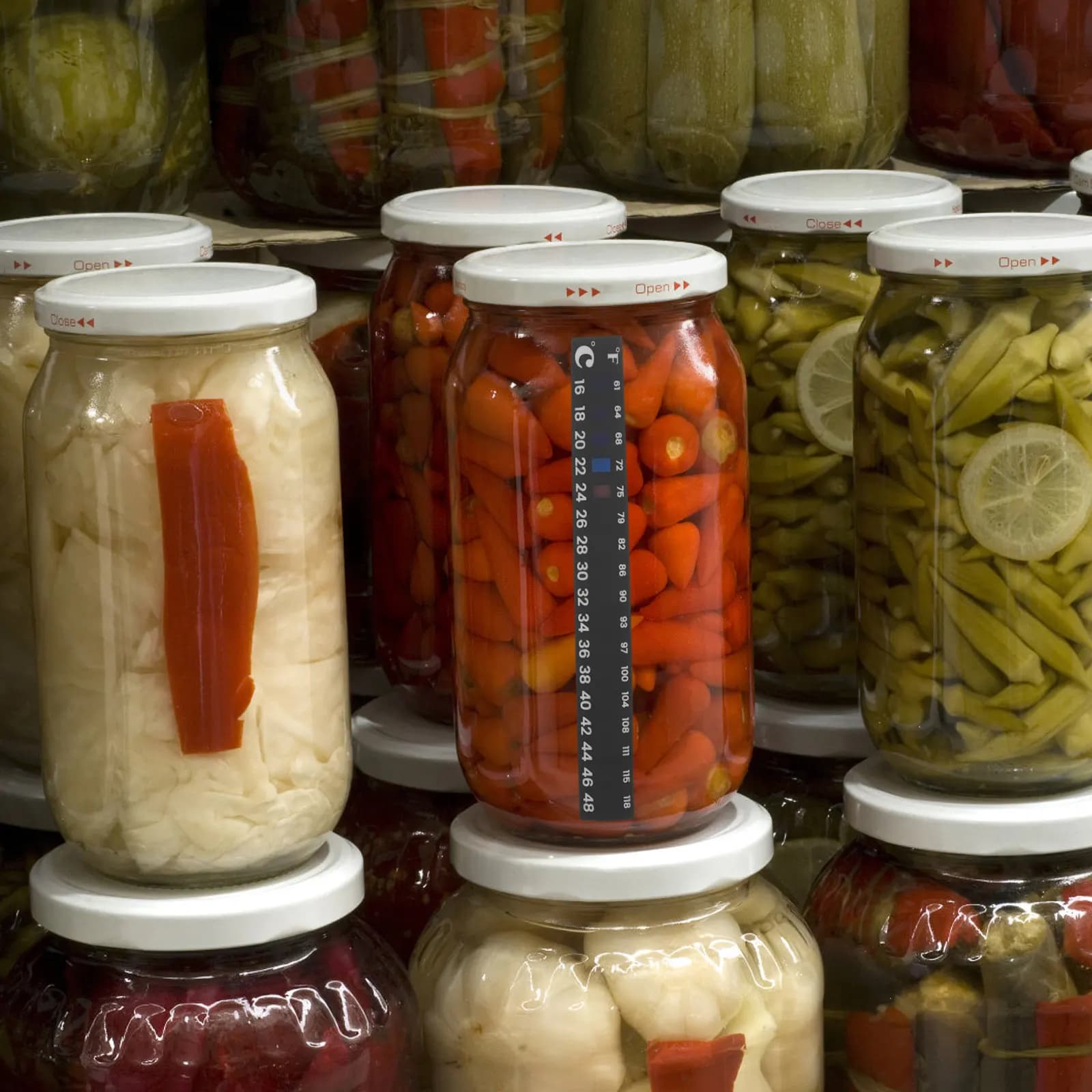 Set di 3 Termometri Adesivi per Fermentazione con Indicazione Digitale, Facili da Applicare, Strisce Adesive per Misurazione della Temperatura per Uso Domestico