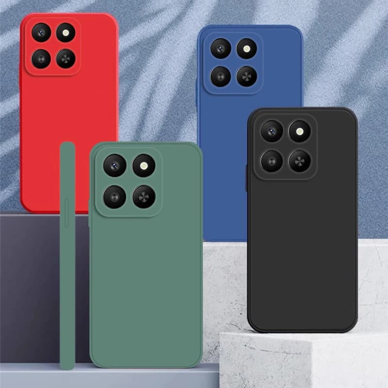 Per Honor 400 Smart Case Honor 400 Smart Cover Morbida Silicone Liquido Durevole Paraurti Custodie protettive per telefoni su Honor X7d Funda