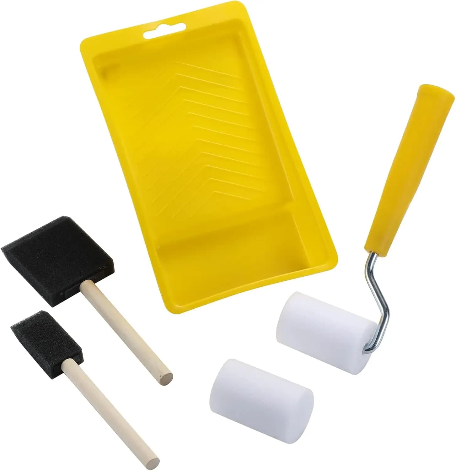 Sponge Roller Kit for Painting - High Density Foam Spare Parts for Painting, Stencil, Furniture, Crafts
