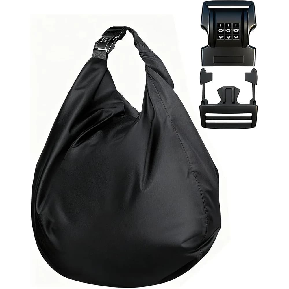Motorbike Helmet Bag Combination Lock Anti-Theft Luggage Storage Bag Rider Motorcycle Equipments Bag Waterproof Helmet Case