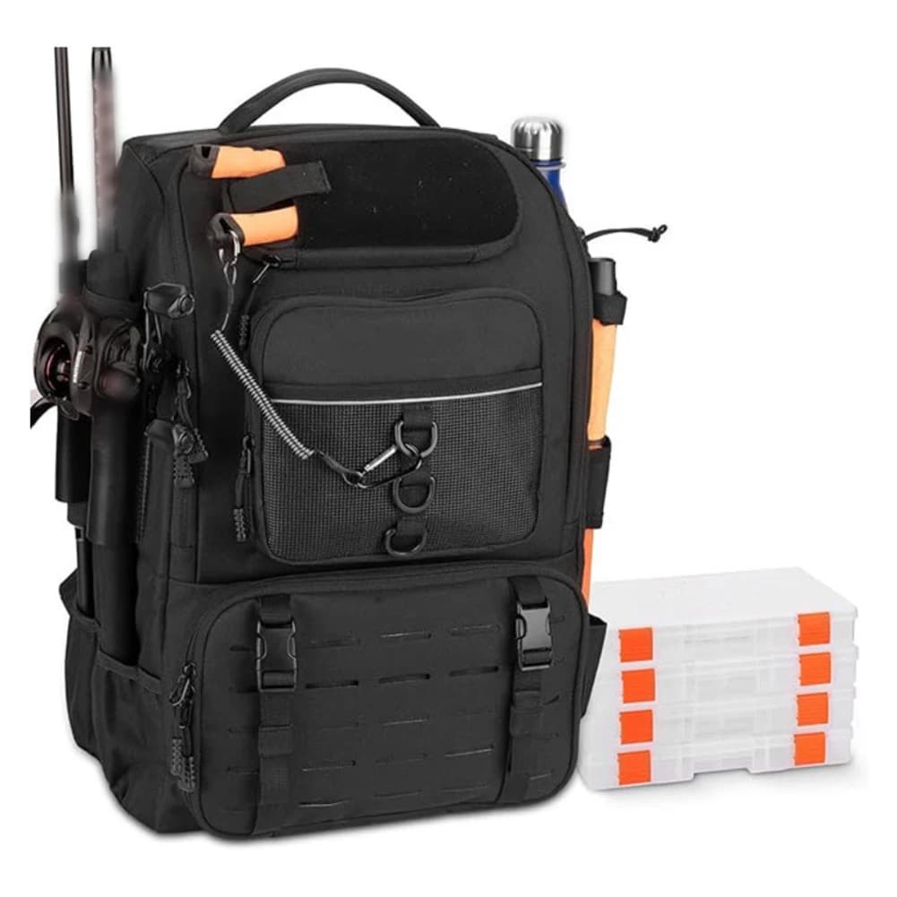 For Fishing For Outdoor Activities Tackle Backpack Rod Holder Organized Fishing Gear Backpack Outdoor Backpack
